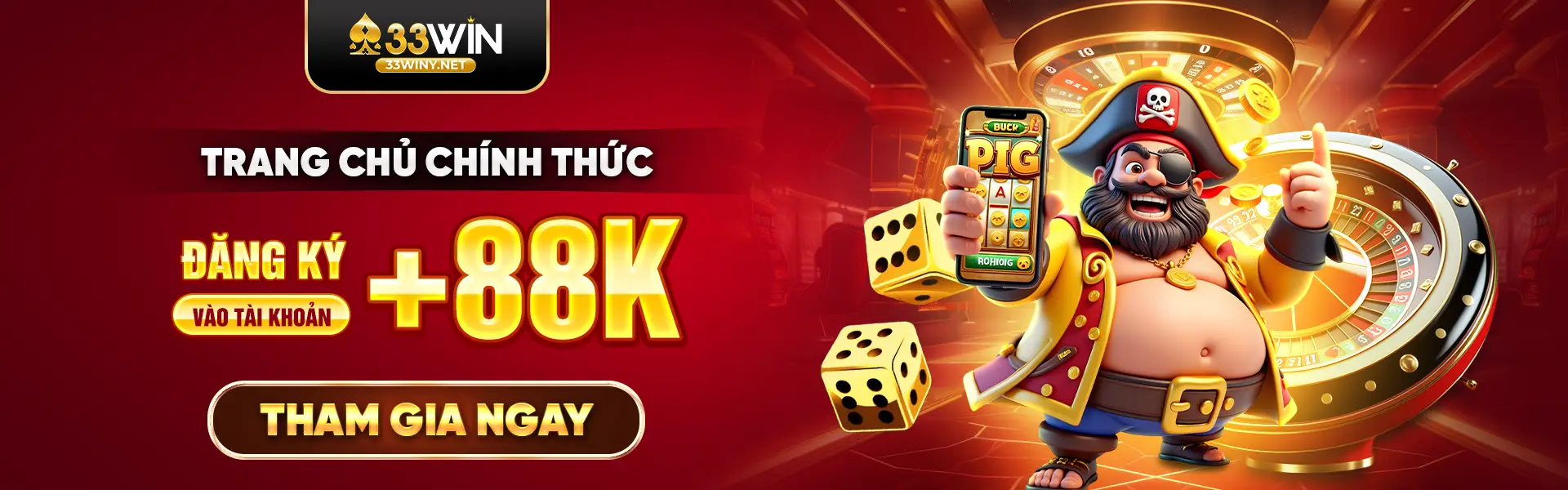 33Win trang chủ chính thức - Đăng ký vào tài khoản 88K - Tham gia ngay